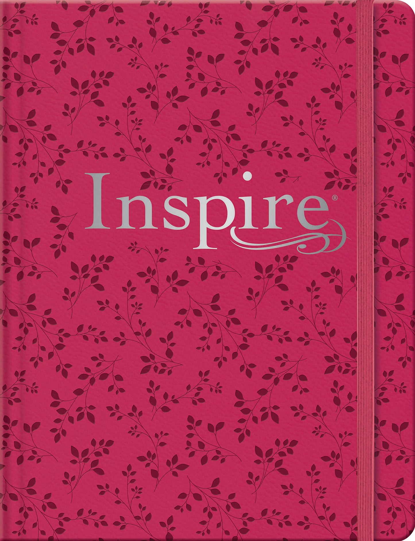 Inspire Bible NLT, Filament Enabled (Hardcover LeatherLike, Pink Peony): The Bible for Coloring & Creative Journaling